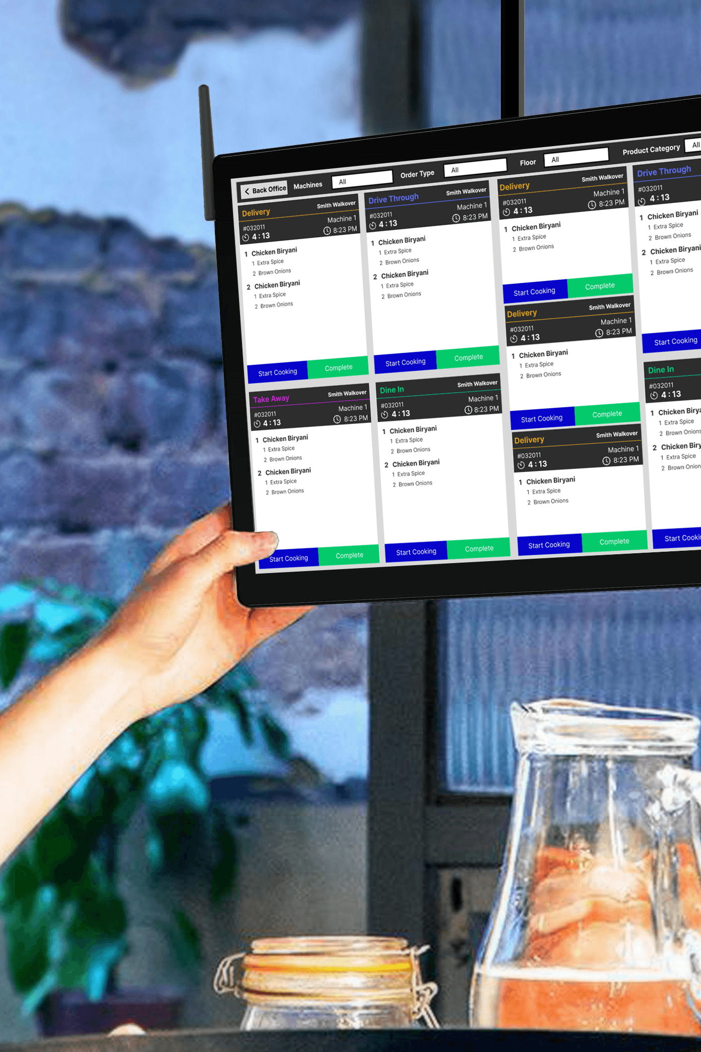 Kitchen Display Screen